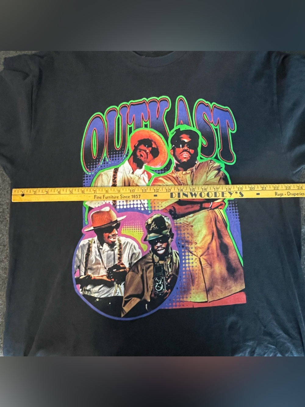 Vintage Style 90's OUTKAST T-Shirt MENS MEDIUM Hip Hop Rap - Picture 3 of 4